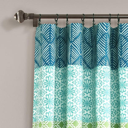 Lush Decor Bohemian Stripe Window Curtain Panels - Image 2