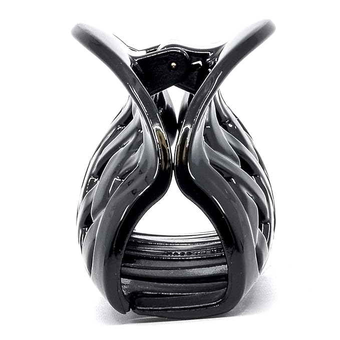 Camila Paris CP1808 French Hair Clip for Women Thick Hair for Long Curly Wavy Hair, Girls Hair Claw Clips Jaw, Durable Styling Big Claw Clip for Thick Hair, Strong Hold No Slip Grip, Made in France