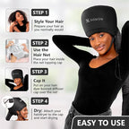 Net Plopping Cap for Drying Curly Hair - Hair Dryer Bonnet Diffuser Cap for Curly, Speeds Up Drying Time, Safety Deep Conditioning at Home - Portable, Adjustable for Natural Curly Hair Women