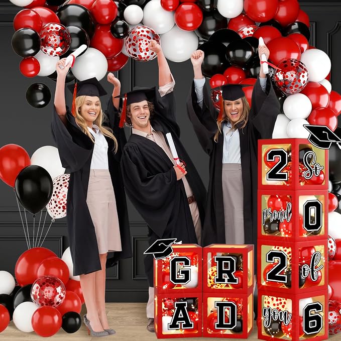 Graduation Decorations Class of 2026, 2026 GRAD So Proud of You Theme - Image 4