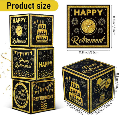 Affrolling 6 Pcs Retirement Party Decorations Boxes - Image 4