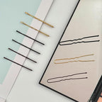 328pcs Hair Pins Bobby Pins 1.97" to 2.36",150 U Pins for Buns,150 Hair Pins for Women and Girls,12 Alligator Pins and 16 Bobby Pins,DIY, with Box
