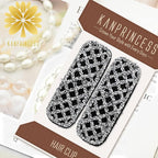 Rhinestone and Crystal Hair Clips 2-Pack, Sparkly Barrettes & Elegant Bling Accessories for Women & Girls(Set20)