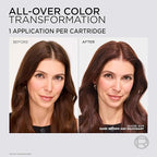 L'Oreal Paris Colorsonic Permanent Hair Dye Cartridge, Hair Color for Root Touch Up, Gray Coverage or All Over Color in just 5 Minutes, 4AM Dark Mahogany Brown (Coloring Device Sold Separately)