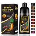 Instant Black Hair Dye Shampoo 3- in-1, 100 Percent Gray Coverage, Magic in 15 Minutes for All Types, Natural Women & Men, Color Depositing Conditioner, Easy to Use