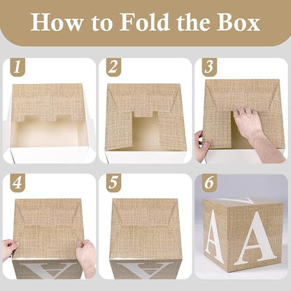 Voircoloria Baby Boxes with Letters, 4 Pack | - Image 7