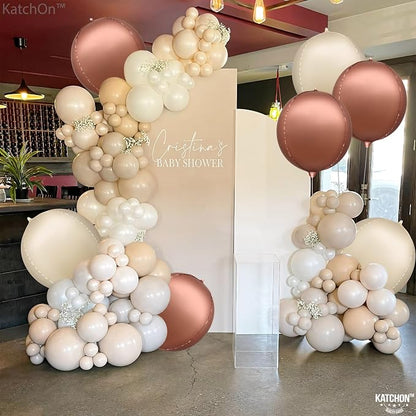 KatchOn Brown and Cream Balloons Set 22 Inch - Image 4