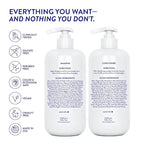 Routine Wellness Anti-Thinning Volumizing Shampoo and Conditioner Set for Thinning Hair & Hair Loss - Grow Your Confidence with Biotin & DHT Blockers - Pear Blossom & White Lotus Set