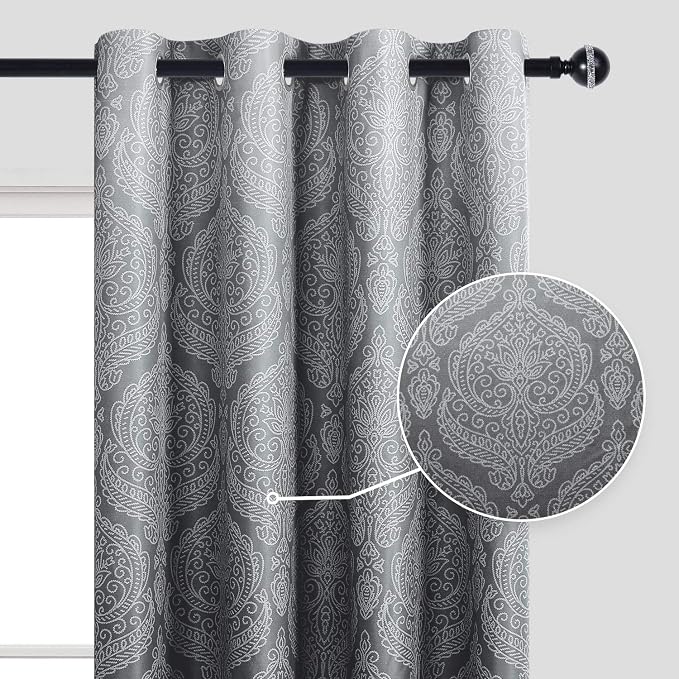 DWCN Black Blackout Curtains - Image 2