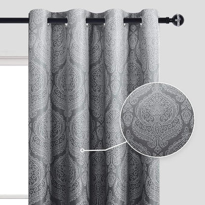 DWCN Ombre Blackout Curtains for Bedroom - Image 2