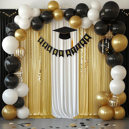 Outpain Thick 20 ft x 10 ft Gold Sequin Backdrop Curtain - Image 7