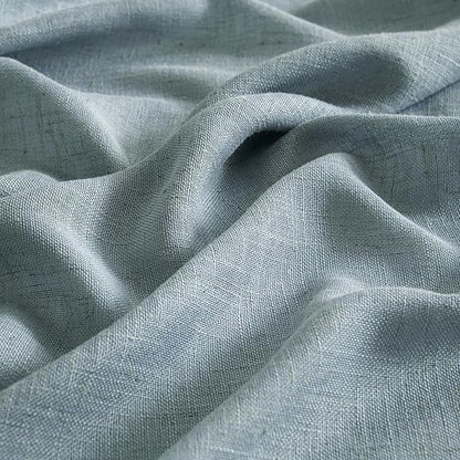 MIULEE Dusty Blue Short Linen Curtains 52x45 Inch Long 2 Panels - Image 4