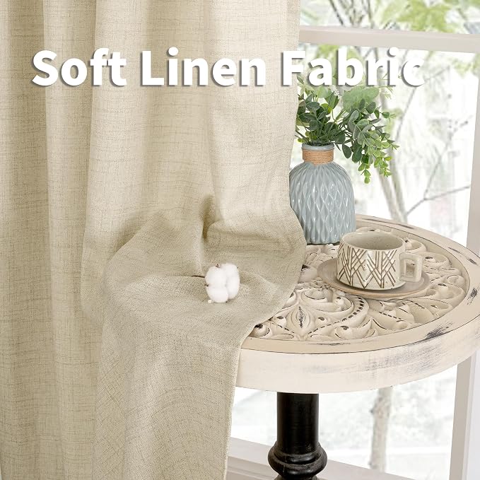 YoungsTex Linen Curtains 84 Inch Length - Image 6