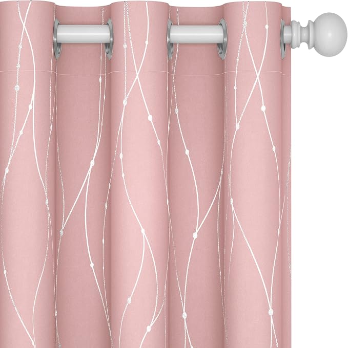 Deconovo Living Room Curtains 54 Inches Long, Thermal Insulated, Room Darkening by Unknown