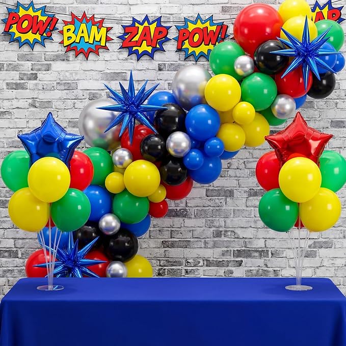 4 Sets 40'' Hero Tabletop Balloon Stand Kit - Image 5