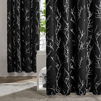 Deconovo Blackout Curtains, Thermal Window Panels, 2 Panels, - Image 3