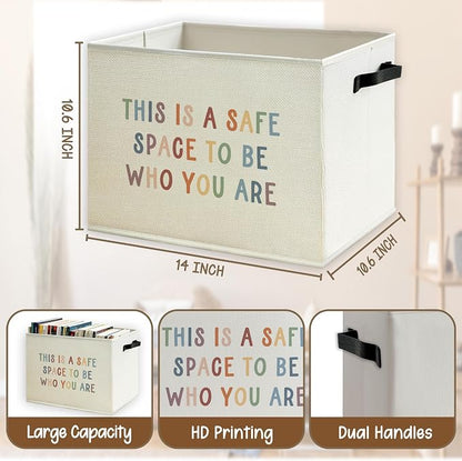 Boho Inspirational Mental Health Storage Basket - Image 5