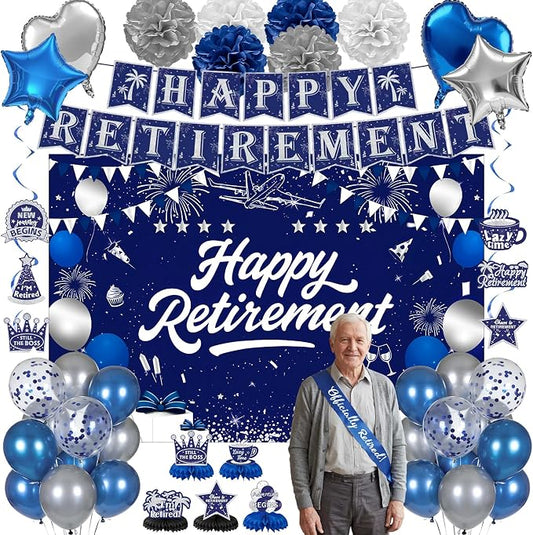 Retirement Party Decorations for Women Men by Toosci