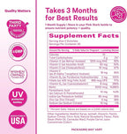 Pink Stork Postpartum Hair Loss Gummies | Biotin, Pantothenic Acid, Vitamin E, B6, B12 | Postnatal Hair Growth + Regrowth Support | Breastfeeding-Friendly | Postpartum Essentials | 60 Gummies