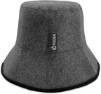 VEDEN Sauna Hat, Premium Handmade Merino Wool Sauna Cap for Men and Women,Insulating Headgear for Spa, Steam Room, Banya, Bathhouse, Comfortable, Breathable, Handmade, One Size Fits All (Grey)