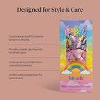 Lisa Frank x Kitsch Pillow Satin Scrunchies for Women - Hair Ties No Damage, No Crease Hair Accessories | for Day or Night Use | Ideal Gifts for Women - 2pcs