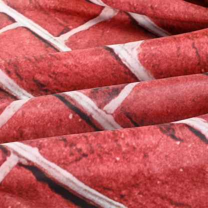 VitalCozy 15 x 10 ft Red Brick Wall Backdrop Fabric Brick Photo Background | - Image 2