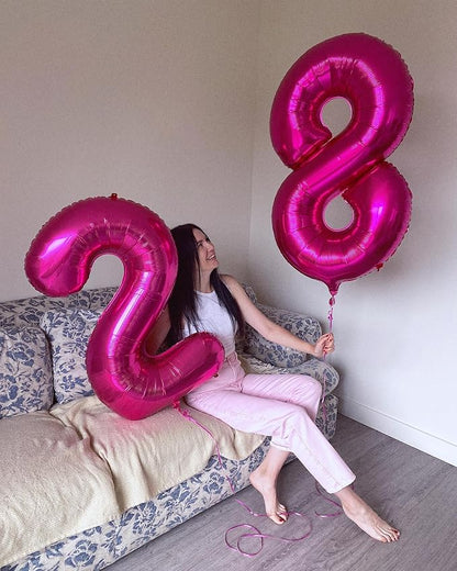 Hot Pink 2 Balloon - Image 4