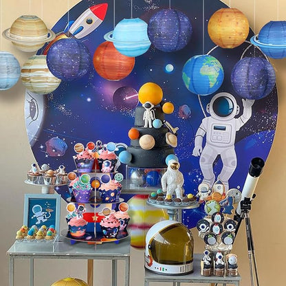 3pcs Galaxy Paper Lanterns - Image 7