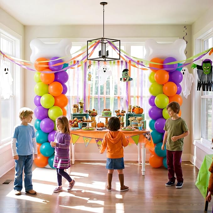 Jenaai 2 Set 163 Pcs Cartoon Dog Birthday Party Balloon Column Stand Kit | Dog - Image 7