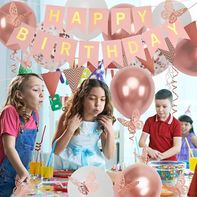 Rose Gold Birthday Decoration - Image 5