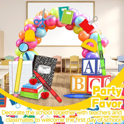 21 Pcs Back to School Balloons Box Sets Include ABC Balloons Box Pencil Crayon - Image 6
