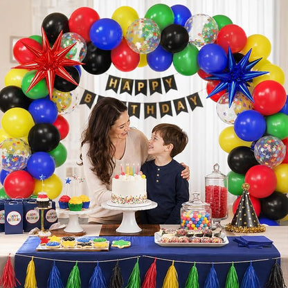 Red Blue Green Black Balloons - Image 5