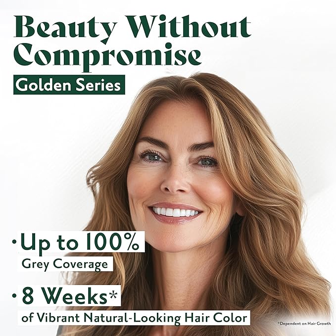 Herbatint Permanent Hair Dye For Women - 8D Light Golden Blonde - For Up To 100% Gray Coverage of Resistant Gray Hair - Ammonia-Free, Alcohol-Free & Vegan - Salon Influenced Hair color 5.75 fl oz