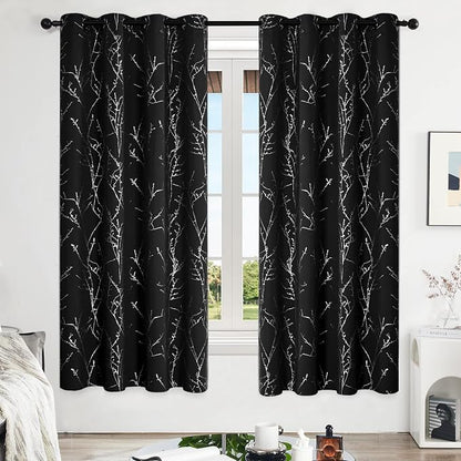Deconovo Living Room Curtains 72 Inches Long, Thermal Insulated, Room Darkening - Image 2