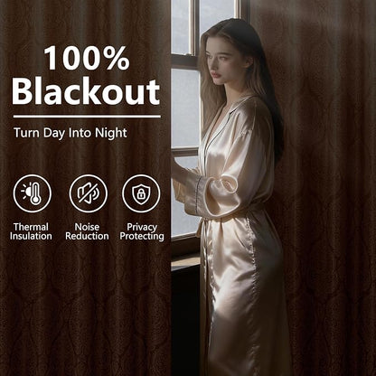 DWCN Full Blackout Curtains for Bedroom - Image 4