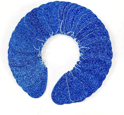 Royal Blue Party-Decoration Heart Garland - 52ft 21st Birthday Bachelorette - Image 3