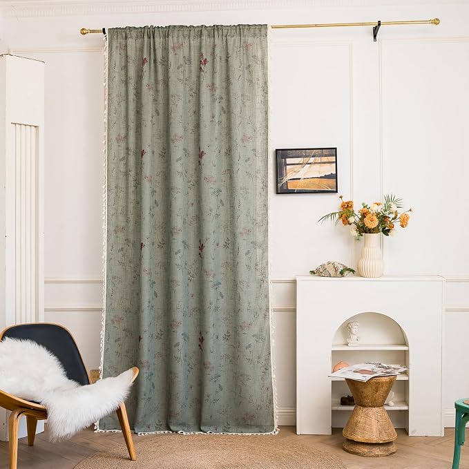 ENJOYBRIDAL Floral 63 Inch Curtains - Image 4