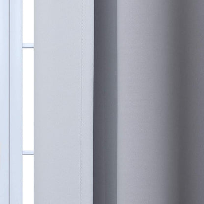 Yakamok Ombre Curtains Black and Greyish White - Image 7