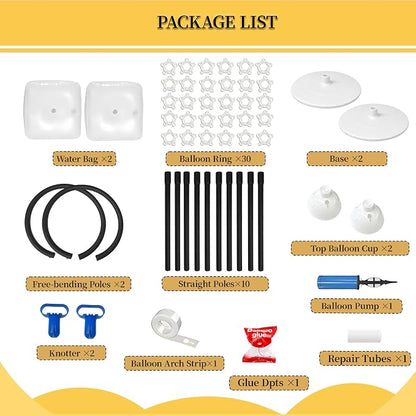 Balloon Arch Kit, Adjustable 8.2FT & 6FT Half Balloon Arch Stand | Free Bending - Image 3