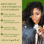 Loc Moisturizing Spray for Dull, Dry Locs - Daily Passion Fruit Hair and Scalp Moisturizer for Dreadlocks, Sisterlocks, Microlocks, Braids- Lightweight Refreshing Moisturizer Loc Spray for Anti-frizz