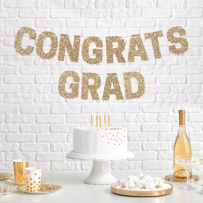 Pre-Strung Congrats Grad Banner - Image 2