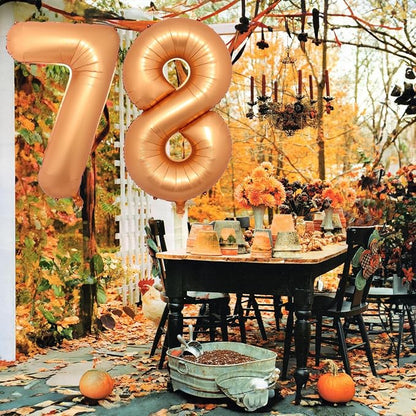 40 Inch Number 5 Balloon, Big Foil Self Inflating 5th Birthday Number Balloons - Image 5