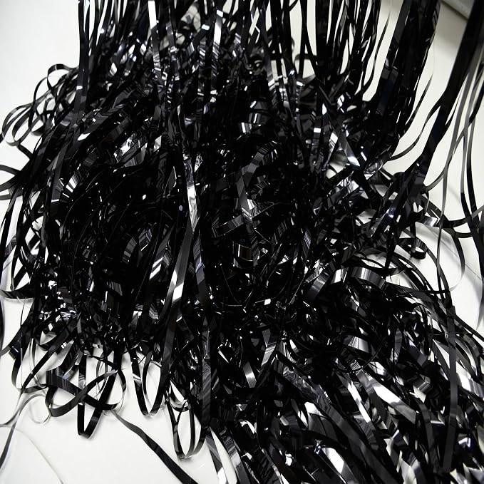 BRAVESHINE Foil Fringe Curtains | Party Steamers | Halloween Decorations | - Image 4