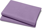 Bare Home Microfiber Pillow Cases - Queen Size Set of 2 - Cooling Pillowcases - Double Brushed - Easy Care - Envelope Closure (Queen Pillowcase Set of 2, Lavender)