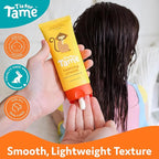 T is for Tame - All-Natural Hair Taming Cream for Kids, Frizz & Flyaway Control, Coconut Oil & Jojoba Leave-In, Safe for Babies & Toddlers, Non-Greasy, 3.38 Fl Oz (Bundle of 2)
