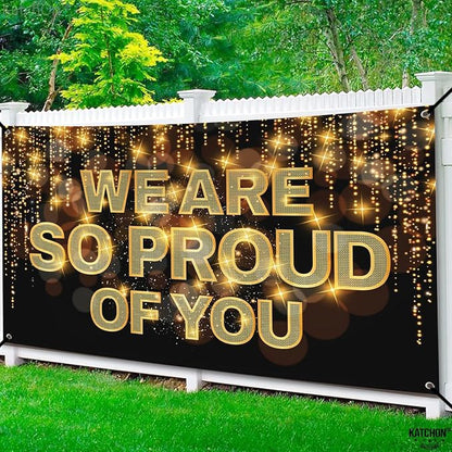KatchOn We Are So Proud of You Banner 72x44 Inch | Graduation Decorations 2026 - Image 8