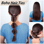 Hair Tie Bracelet, 10Pcs Boho Hair Ties For Girls and Women, Elastic Hair Ties, Hair Bands For Ponytails, Ponytail Holder For Daily Life, Sport, Cooking, Working