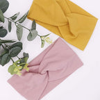 Elastic Knotted Headbands for Women Criss Cross Head Bands for Women's Hair Non Slip Boho Wrap Twisted Hair Accessories