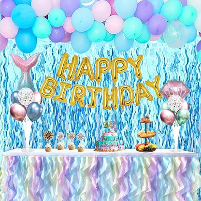 Mermaid Table Decoration Balloon Holder Kit 4 Sets - Image 6