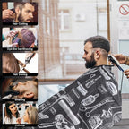 Barber Cape - 12pcs Waterproof Hair Cutting Cape with Snap Closure